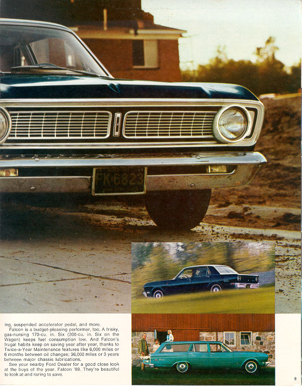 1969 Ford Falcon Brochure Page 9